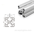 Estándar europeo 4040 Perfil de aluminio Plata